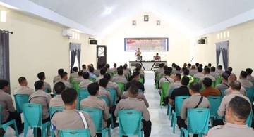 Polres Gorontalo Gelar Latihan Pra Operasi Nataru